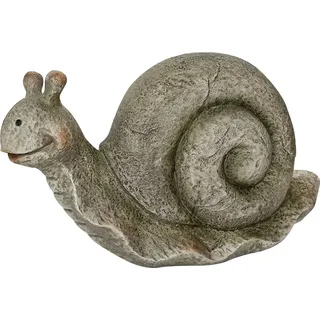 Gartenfigur Schnecke 12,5 cm Braun