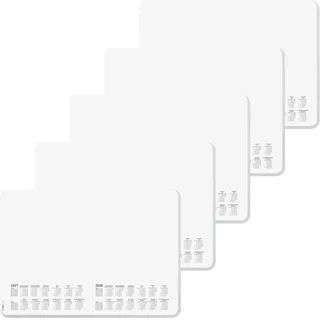 SIGEL H7501/5 Papier-Schreibtischunterlage DIN A3, Kalender 2027 2028, dotted, 30 Blatt, 5 Stück, mit abgerundeten Ecken, Schreibunterlage zum Abreißen aus nachhaltigem Papier