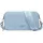 Clarice M Umhängetasche Baumwolle/Leder Blue/Silver
