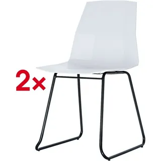 Paperflow Schalenstuhl Kunststoff weiß