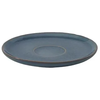 like. by Villeroy & Boch - Crafted Espresso-Untertasse Blau, Spülmaschinenfest, Mikrowellensicher, Tasse, Kaffeetasse, Trinkgeschirr, Mokkatasse, Premium Porzellan
