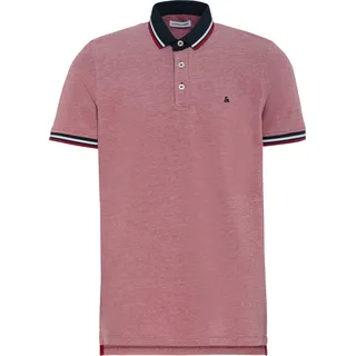 JACK & JONES Paulos Kurzarm-poloshirt Rio Red L