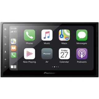 Pioneer SPH-DA250DABAN inkl. DAB Antenne 2-DIN Digitalradio CarPlay Android Auto USB inkl Antenne, schwarz