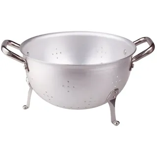 Pentole Agnelli Nudelsieb A 3 Füße Aluminium mit 2 Griffen Edelstahl 22 cm