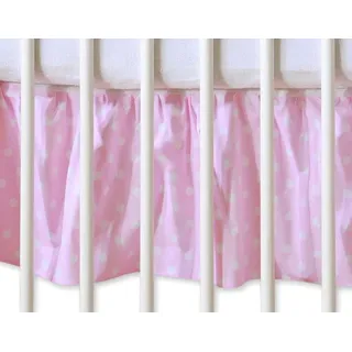 Widty für Babybett – Bedomranding – Abdeckvolant, 100 % Baumwolle, dekorativ und funktional