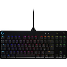 Bild G PRO Gaming Keyboard Clicky Switches, LIGHTSYNC RGB, Design ohne Nummernblock für Esport Abnehmbares Mikro-USB-Kabel, UK QWERTY-Layout - Schwarz