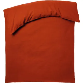 Zoeppritz Leinen-Bettdeckenbezug Stay Farbe rust Größe 200x200