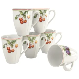 CreaTable Flora Orchard Kaffeeservice 18-tlg. mehrfarbig