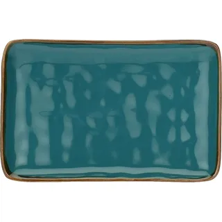 Rose&Tulipani Set mit 4 rechteckigen Tabletts 20x13 cm R135002013Z - Grün