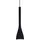 Flut 1-flg 11 rund Schwarz/Glas Metall