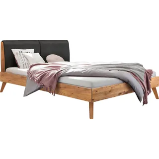 Hasena Massivholzbett Simone 140 x 200 cm Holz Braun Wildeiche