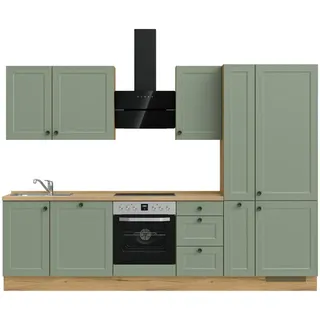 Nobilia Küchenzeile Cascada II 300 cm grün