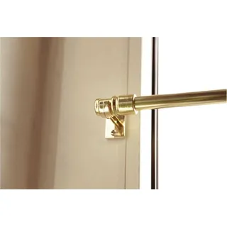 Cafehausstange Gardinenstange (125-225cm), Farbe: Gold - Messing - Gold