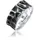 KUZZOI Herren massiv 10 mm 925 Silber 54 Herren 54 Silber 925 Silberring