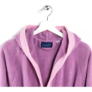 CALEFFI - Bademantel Kinder – Weicher Kinderbademantel aus Baumwolle und Frottee, Jungen & Mädchen mit Kapuze und Gürtel