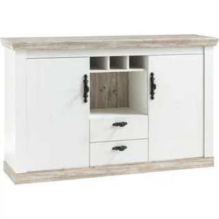Home Affaire Florenz 168 x 104 x 44 cm Pinie Weiß