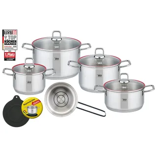 ELO Topf-Set 6-tlg. Bratentopf + 3 x Fleischtopf + Kasserolle