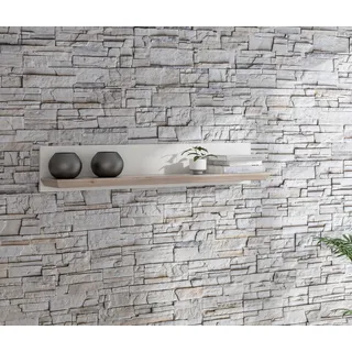 Forte Iloppa Wandregal 145 x 22,1 x 25,6 cm Braun