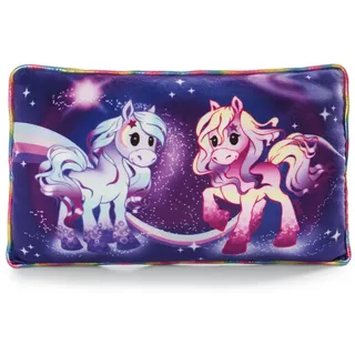 NICI Kopfkissen Pony Stars 43x25cm - Blau