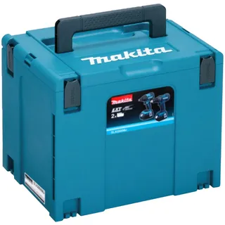 Makita MAKPAC Werkzeugkoffer unbefüllt Schwarz/Blau 29,5x32x39,5 cm