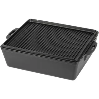 Petromax Dutch Oven k12 8 l Gusseisen schwarz