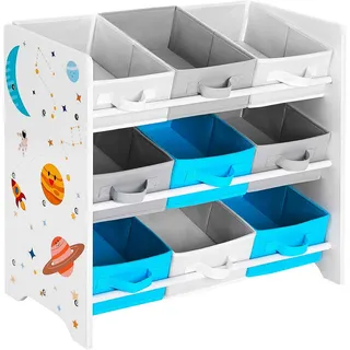Songmics Standregal 62,5 x 60 x 29,5 cm Weiß