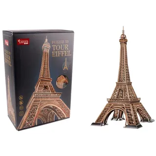 EXPLORA - Eiffelturm - 3D-Puzzles 540041 - 314 Teile - Historisches Denkmal - Level 10 - Ohne Kleber oder Schere - Bildungs - Paris - Konstruktionsspiel - Geschenk - Modell - Ab 10 Jahren