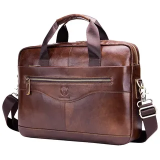 Xieben Leder Schultertasche Messenger Bag für Herren Frauen Hangbag Reisen Outdoor Business Büro Fanny Pack Geldbörse Gürtel Umhängetasche Umhängetasche Braun