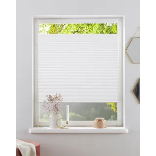 Plissee OTTO HOME "CASUL" Gr. 14, weiß, B:70cm H:210cm, Obermaterial: 100% Polyester, Plissees, Plissee, Wabenplissee, Klemmfix, Verdunkelung - NEUHEIT Für Fenster & Tür, Topseller