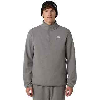 The North Face Glacier Fleece Mit Halbem Reißverschluss - TNF Mid Grey Heather - M