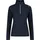 Damen-Sweatshirt Schwarz Blau XS