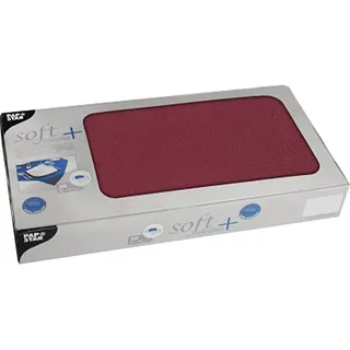 Papstar Vlies Mitteldecke soft selection plus 80 x 80 cm rot