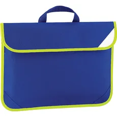 Quadral, Bauchtasche, Büchertasche mit Reflektor 4 Liter, Blau