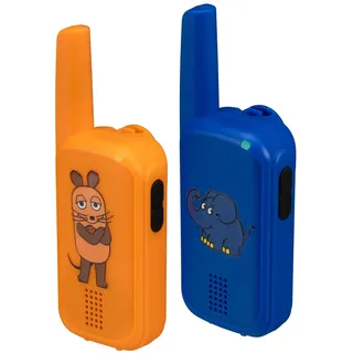 DieMaus Walkie-Talkies 2er Set Blau-Orange