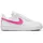 Court Borough Low Recraft Kids White / Laser Fuchsia 38 1/2