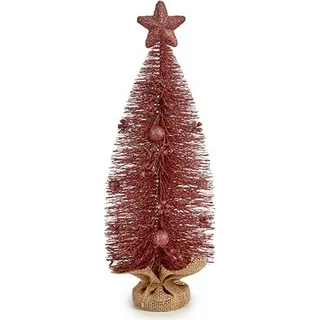 Weihnachtsbaum mit Stern Rosa 13 x 41 x 13 cm - Bunt