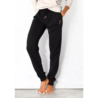 Bench. Loungewear Loungehose mit aufgesetzten Taschen, Loungewear, schwarz