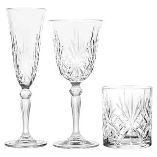 RCR Melodia Gläser Set 18 tlg. - Weiß
