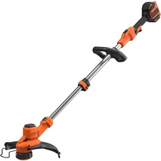 Black+Decker Akku-Rasentrimmer BCSTA536B (36V, Schnittbreite 33 cm, kohlebürstenloser Motor, automatische Fadenverlängerung AFS, variable Drehzahl, Lieferung ohne Akku und Ladegerät), Orange/Schwarz