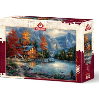 ART PUZZLE Puzzle Herbstspiegelung 3000 Teile