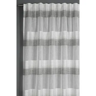Sehlbach Blockstreifen Schlaufen 140 x 245 cm Grau 1 St