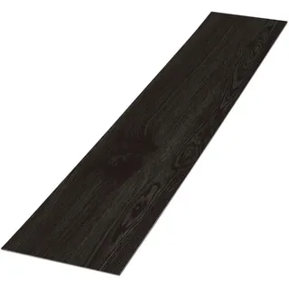 Ml-Design Vinylboden selbstklebend 4,46m2/32 Dielen Eiche dunkelgrau , Dunkelgrau , Kunststoff , Rechteckig , 15.3x0.2x91.5 cm , Teppiche und Böden, Bodenbeläge, Vinylböden