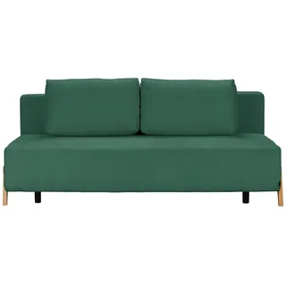 Niels Andersson Schlafsofa , Türkis , Textil , Eiche , Hartholz , Füllung: Komfortschaum, Silikon , 211x88x102 cm , Oeko-Tex® Standard 100 , Stoffauswahl, Liegefunktion, Schlafen auf Sitzhöhe , Wohnzimmer, Sofas & Couches, Schlafsofas, Sonstige Schlafsofas