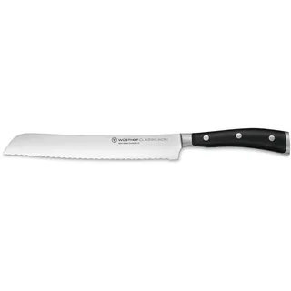 Wüsthof Classic Ikon Brotmesser 20 cm Schwarz/Silber