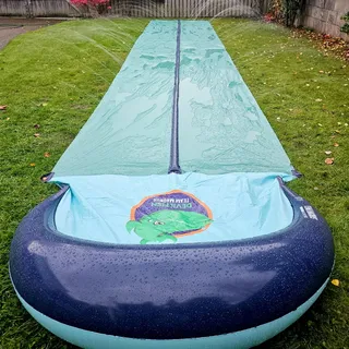 TEAM MAGNUS XL Wasserrutsche 9.5m - aus strapazierfähigem 0.22mm PVC