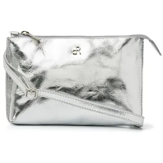 dR Amsterdam ASSORTED Umhängetasche/Clutch, Silber, Medium