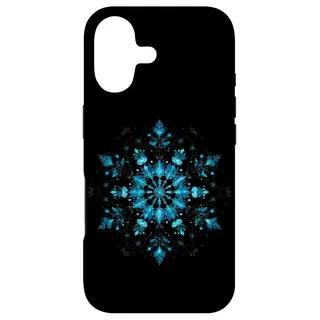 Hülle für iPhone 17 Blaue Schneeflocke Weihnachten Xmas Pyjama Pjs Familie Winter