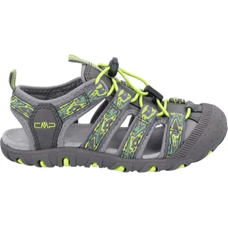 CMP - Kids Sahiph Hiking Sandal, Unisex, Graffite-Lime Grren, 31
