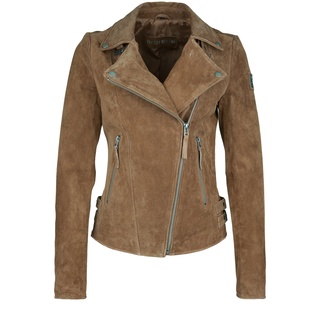 Freaky Nation Damen Taxi Driver-FN Lederjacke, Cognac, M