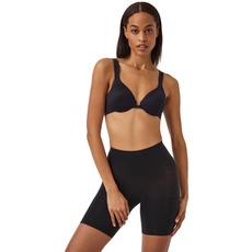 SPANX Shapewear für Damen Tummy Control Power Short (Regular und Übergröße), Very Black, L